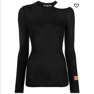 Brand New Heron Preston Shoulder Cut-Out Top
